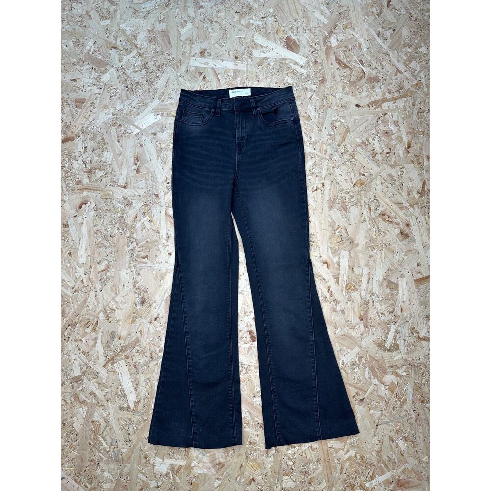 Ban.jara Women’s Flare Black Denim Pant Sz 3/25